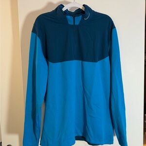 Nike Golf Tour Performance Blue Quarter Zip Pullover